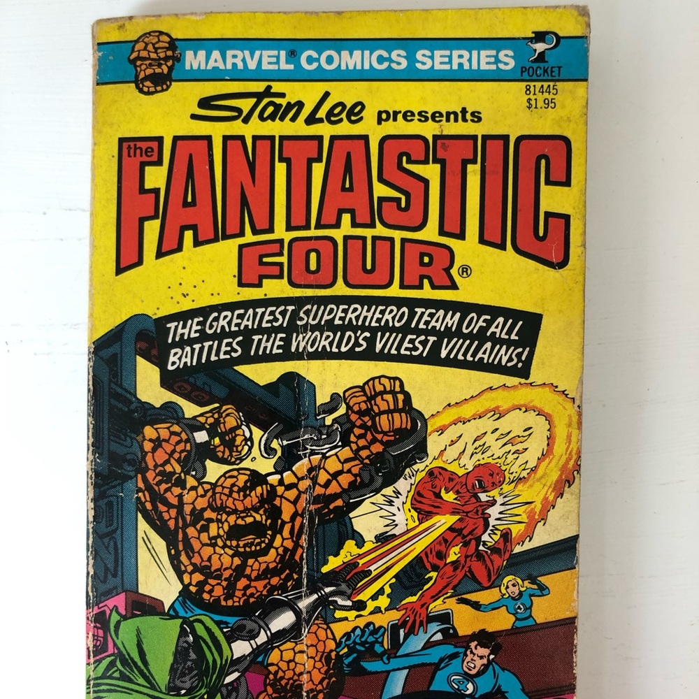 Fantastic Four 1977 Stan Lee Marvel Pocket Book